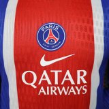 PSG Paris Home Long Sleeve Player 1:1 Quality Soccer Jersey  26-27
