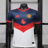 Manchester United  White Blue Special Edition Player 1:1 Quality Soccer Jersey 26-27