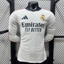 Real Madrid  Home Long Sleeve Player 1:1 Quality Soccer Jersey  26-27