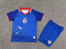 Haiti Home Kids  Fans 1:1 Quality Soccer Jersey  26-27 (2026)