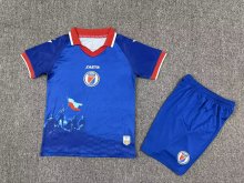 Haiti Home Kids  Fans 1:1 Quality Soccer Jersey  26-27 (2026)
