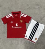 Manchester United  Home Kids Fans 1:1 Quality Soccer Jersey 26-27