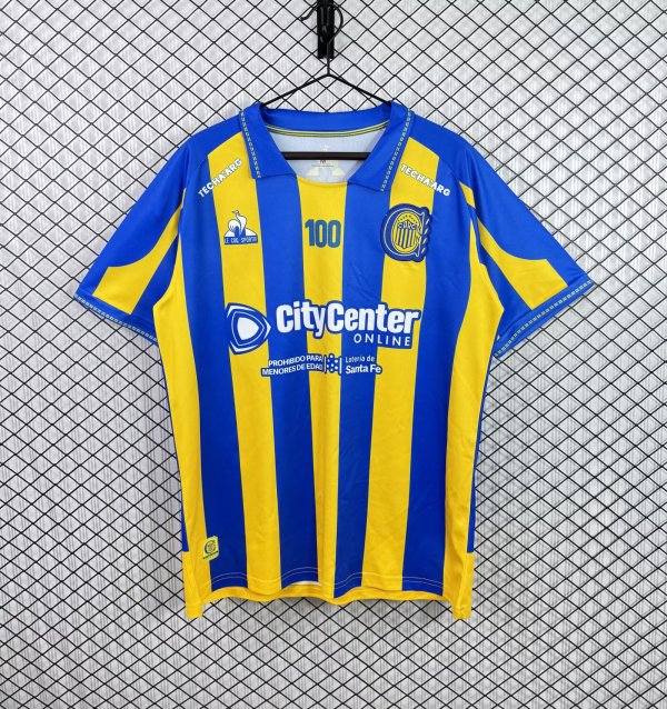 Rosario Central Home 100 Year Fans  1:1 Quality Soccer Jersey  25-26
