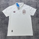 Spain POLO  T-shirt Black  Grey  White Blue  1:1 Quality Soccer Jersey