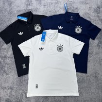 Germany  POLO  T-shirt Black  Grey  White Blue  1:1 Quality Soccer Jersey