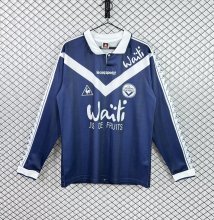Retro Bordeaux Away Long Sleeve Fans 1:1 Quality Soccer Jersey 1995-1996
