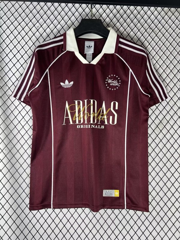 Adidas Clover T-shirt  Red 1:1 Quality Soccer Jersey  25-26
