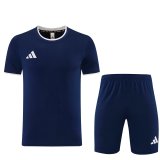 Adidas Clover T-shirt  Blue sets with pants 1:1 Quality Soccer Jersey  26-27