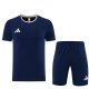Adidas Clover T-shirt  Blue sets with pants 1:1 Quality Soccer Jersey  26-27