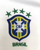 Retro Brazil Home Long Sleeve 1:1 Quality Soccer Jersey  1998