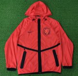 Netherlands  Windbreaker  Orange　1:1 Quality Soccer Jersey  26-27
