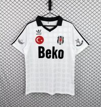 Retro Beşiktaş  Home White Fans 1:1 Quality Soccer Jersey 1990-1991