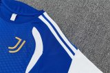 Juventus  Training Fans (kids and man) Blue 1:1 Quality Soccer Jersey  26-27 (16-2XL)