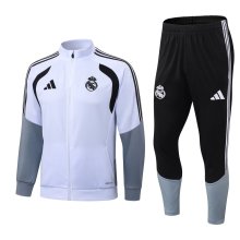 Real Madrid White Jacket  Tracksuit  1:1 Quality Jacket 26-27