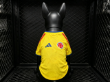 Colombia Home Dog pet   player 1:1 Quality Soccer Jersey 26-27 (2026)