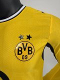 Dortmund Home Long Sleeve Player  1:1 Quality Soccer Jersey  26-27