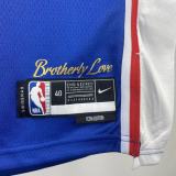 Philadelphia 76ers  Away Blue #9 OUBRE JR. 1:1 Quality NBA  Season Jerseys  2023