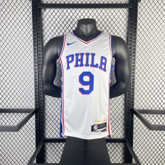 Philadelphia 76ers  Home White #9 OUBRE JR. 1:1 Quality NBA  Season Jerseys  2023