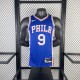 Philadelphia 76ers  Away Blue #9 OUBRE JR. 1:1 Quality NBA  Season Jerseys  2023
