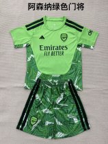 Arsenal Goalkeeper Fans 1:1 Quality Soccer Jersey   26-27 (kids and man) (16-2XL)