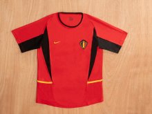 Retro Belgium  Home 1:1 Quality Soccer Jersey 2002