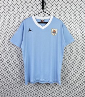 Retro Uruguay Home  1:1 Quality Soccer Jersey  1986