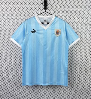 Retro Uruguay Home  1:1 Quality Soccer Jersey  1990