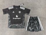 Manchester United  Goalkeeper Kids Fans 1:1 Quality Soccer Jersey 26-27