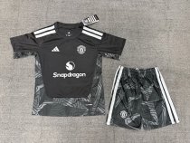 Manchester United  Goalkeeper Kids Fans 1:1 Quality Soccer Jersey 26-27