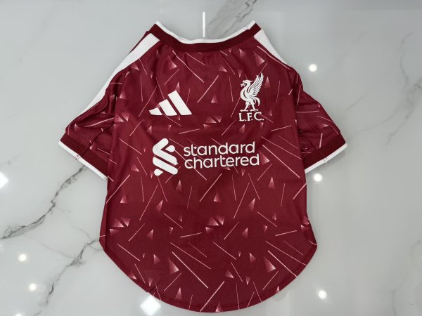 Liverpool Home  Dog pet  Player 1:1 Quality Soccer Jersey 26-27