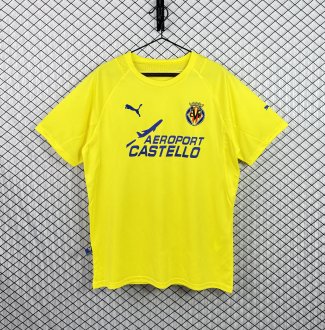 Retro  Villarreal  Home Fans 1:1 Quality Soccer Jersey   2005-2006