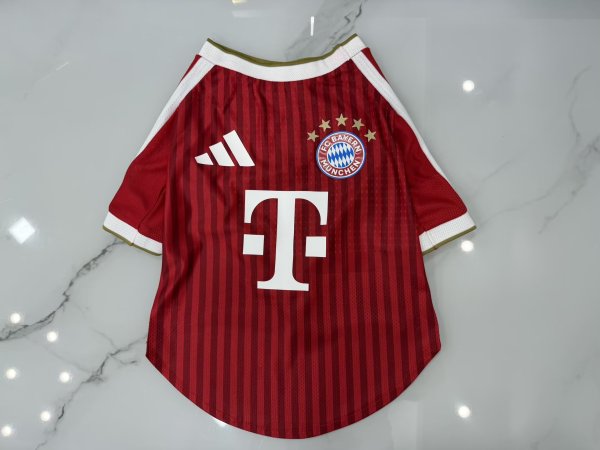 Bayern Munich Home Dog pet Player 1:1 Quality Soccer Jersey  26-27