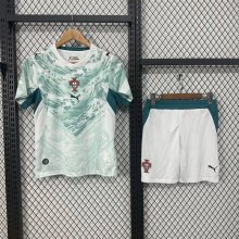 Portugal  Away Kids Fans 1:1 Quality Soccer Jersey   26-27  (2026)
