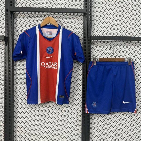 PSG Paris Home Kids 1:1 Quality Soccer Jersey 26-27