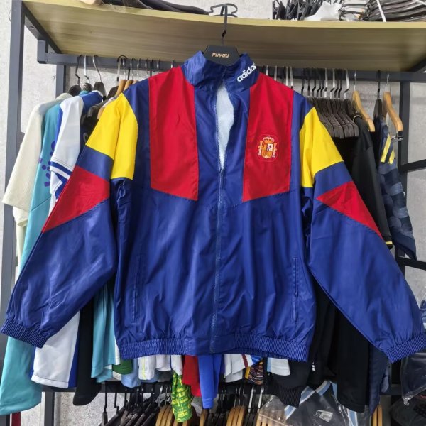 Spain Windbreaker Red Blue 1:1 Quality Windbreaker  Jersey  26-27 (2026)
