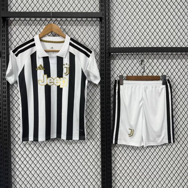 Juventus Home Kids  Fans 1:1 Quality Soccer Jersey  26-27