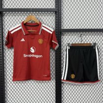 Manchester United  Home Kids Fans 1:1 Quality Soccer Jersey 26-27