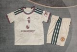 Manchester United  Third  Away Kids Fans 1:1 Quality Soccer Jersey 26-27