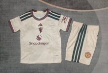 Manchester United  Third  Away Kids Fans 1:1 Quality Soccer Jersey 26-27
