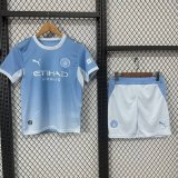 Manchester City Kids  Home Fans 1:1 Quality Soccer Jersey 26-27
