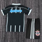 Retro Corinthians Away Kids  Fans 1:1 Quality Soccer Jersey  1999-2000