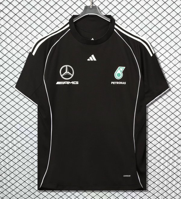 Adidas Mercedes-Benz T-shirt  Black Fans 1:1 Quality Soccer Jersey 2025