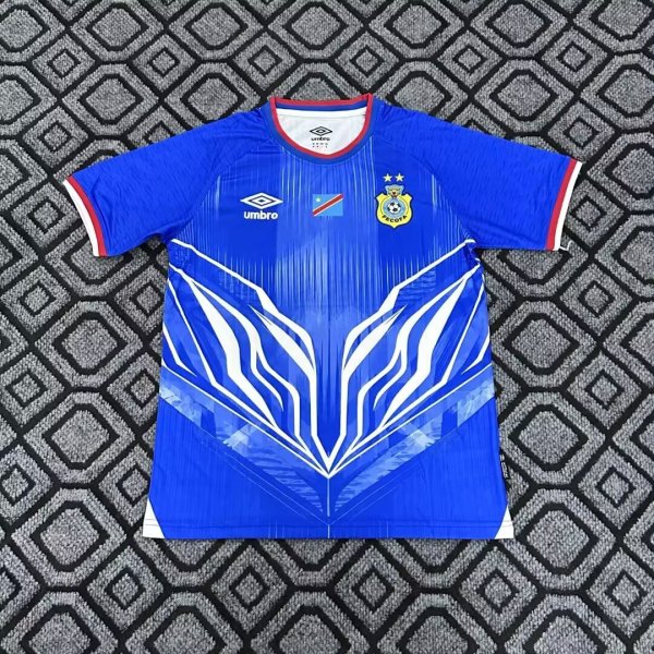 Congo Home  Fans Blue  1:1 Quality Soccer Jersey 26-27 (2026)