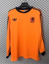 Retro Netherlands Home Fans Long Sleeve1:1 Quality Soccer Jersey  1980