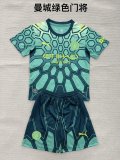 Manchester City Goalkeeper Fans  (Kids and Man)  1:1 Quality Soccer Jersey  26-27 (16-2XL)