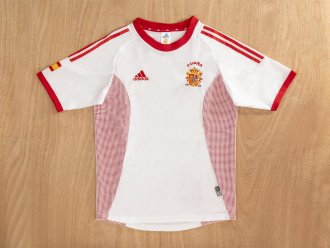Retro Spain Away 1:1 Quality Soccer Jersey 2002