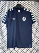 Retro Germany Pre match uniform T-shirt Special Edition  Cyan  Fans 1:1 Quality Soccer Jersey   26-27 (2026)