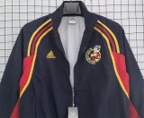 Spain Windbreaker Retro Blue 1:1 Quality Windbreaker  Jersey  2002