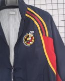 Spain Windbreaker Retro Blue 1:1 Quality Windbreaker  Jersey  2002