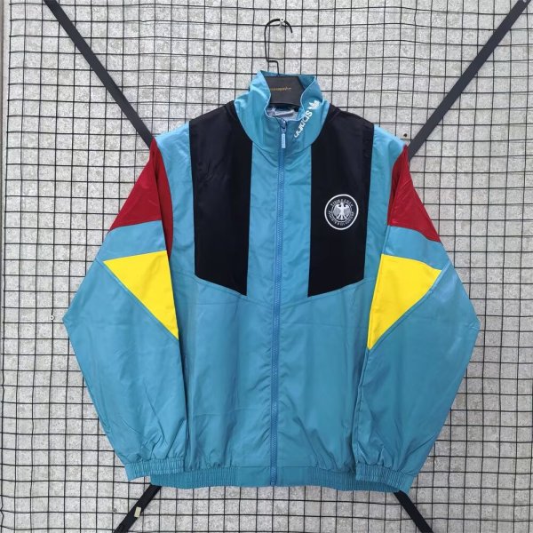 Germany Windbreaker Green 1:1 Quality Soccer Jersey 26-27